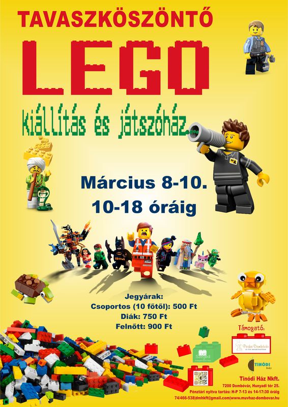LEGO kiállítás plakát