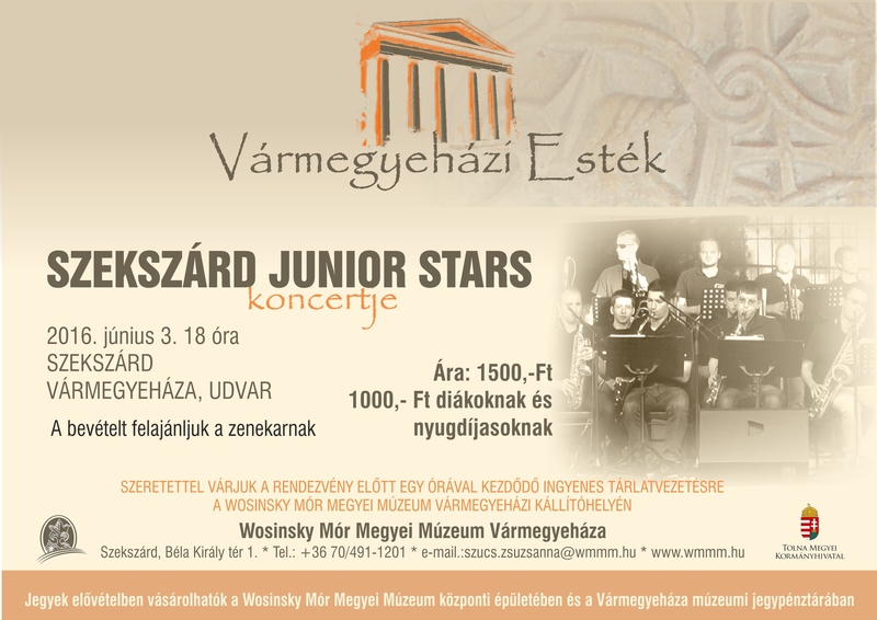 Plakát-Szekszárd Junior Stars koncert
