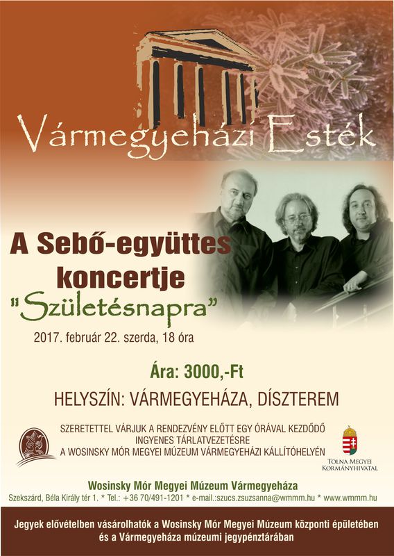 Sebő-együttes koncert plakát